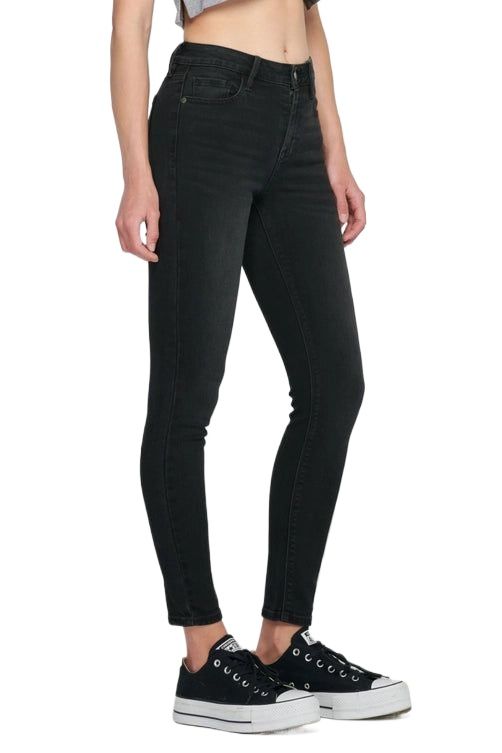 Picture of High quality black pants for women | Export quality black jeans pant for women | Narrow shape denim pant for women