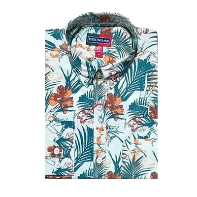 Picture of High quality beach shirt for men new 2024 brand stylish black | Premium quality casual cotton shirt for men | Printed shirt for men black