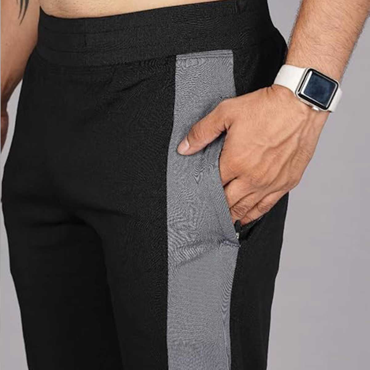 Picture of Stylish joggers for men high quality double | Premium joggers pant for men stylish black