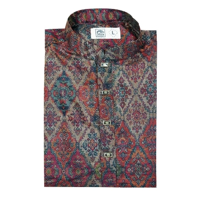 Picture of Stylish panjabi for men new collection 2024 brand | Purple, maroon, olive and black high quality panjabi collection | Premium soft cotton panjabi at low price - panjabi  - Printed panjabi for gift item