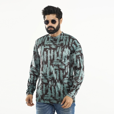 Picture of stock clearance offer -Stylish Full Sleeve T-Shirt for Men - Comfortable Cotton Men's Tee - Trendy Casual Wear for Everyday Use | Men's Full Sleeve Cotton T-Shirt - Premium Quality Casual Wear - Perfect for All Seasons | Trendy Full Sleeve T-Shirt for Men