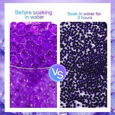 Picture of Magic or Jelly Ball (Single Color)-Purple (100 Pcs)