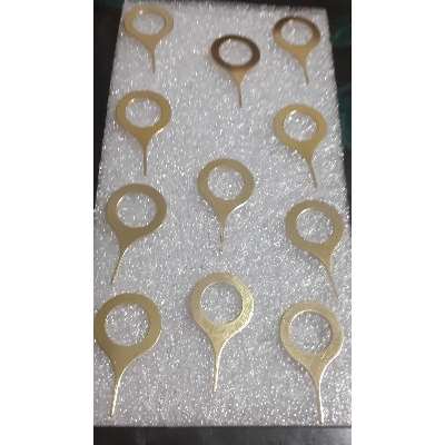 Picture of Sim Card Eject Pin Tray Holder(Golden)- 50 pcs