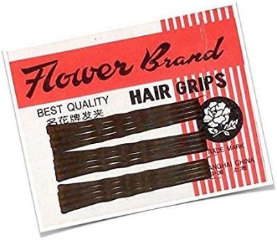 Picture of Hair Grips or Clips (Flower) - 12  pcs or 6 Pairs
