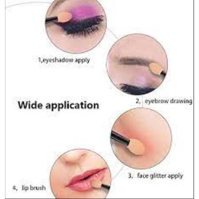 Picture of Eyeshadow or Eyeliner Dual sided Brush - 5 Pieces