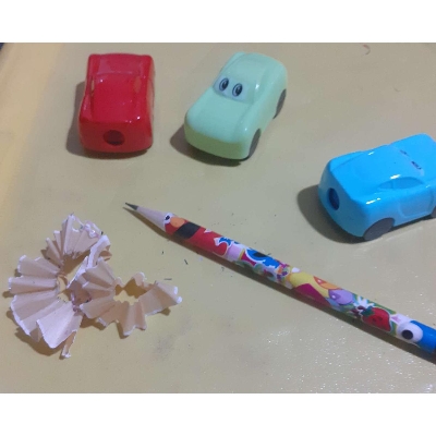 Picture of Car Pencil Sharpner or Pencil Cutter- 3 Pieces