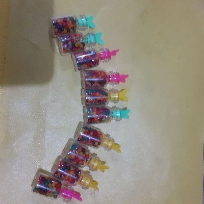 Picture of Magic or Jelly Balls with Bottles - 10 Bottles (Multicolor)