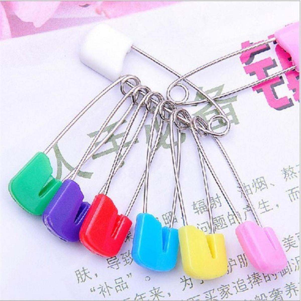 Picture of Hijab Safety Pin Bulk Pack - 10 Pieces Islamic Headscarf Holding Clips for Women Hair Accessories