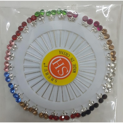 Picture of Stone Hijab Pin - 30 Pcs Wheel