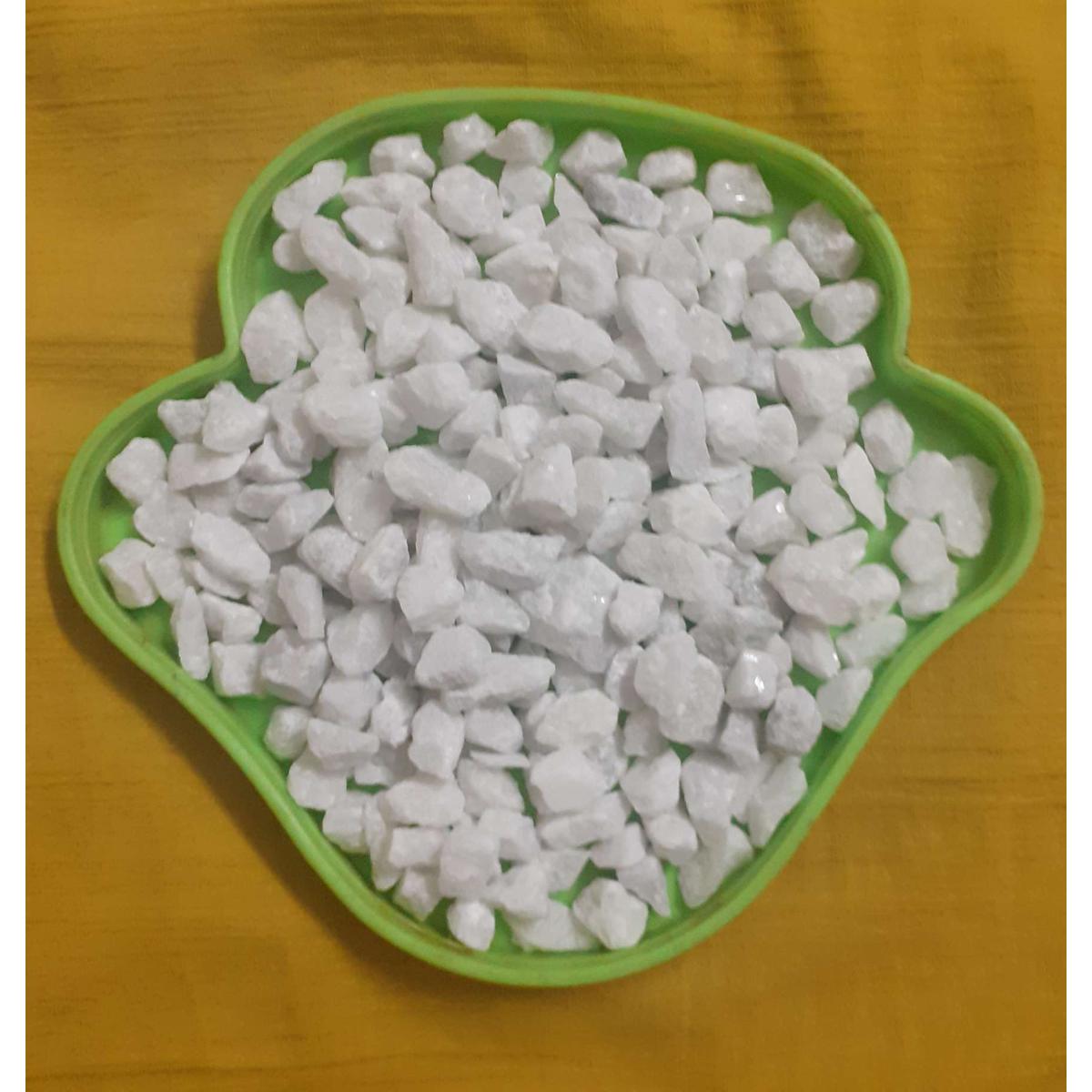 Picture of White Crash Stones for Aquarium or plant tob decorations (100 grams)