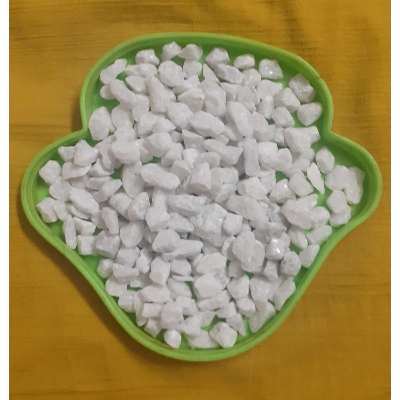 Picture of White Crash Stones for Aquarium or plant tob decorations (100 grams)