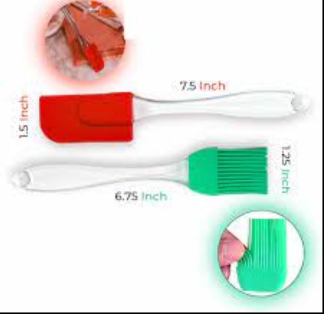 Picture of Silicone Brush and Spatula Pair – 2 in 1 set