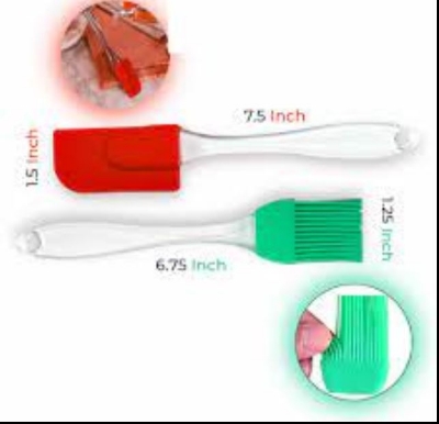 Picture of Silicone Brush and Spatula Pair – 2 in 1 set