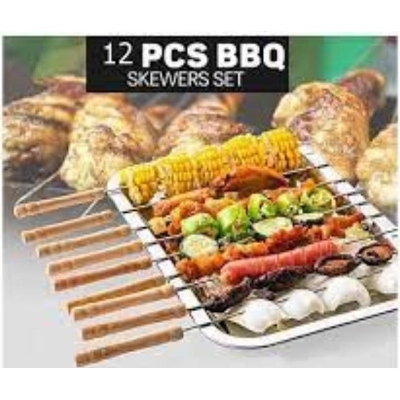 Picture of 12 Pieces Barbeque Grill Sticks Set