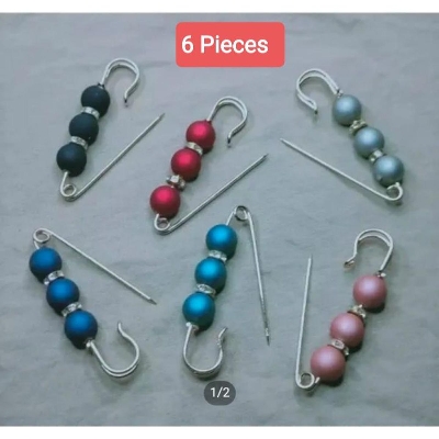 Picture of 6 Pieces Hijab Pins (6 Pieces)