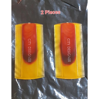 Picture of 2 Pieces Plastic Designer Anti Lice Hair Comb (2 Pieces)