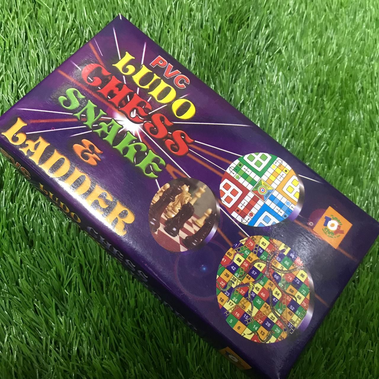 Picture of 3 in 1 Mini Chess, Ludu and Snake /Ladder Game Board