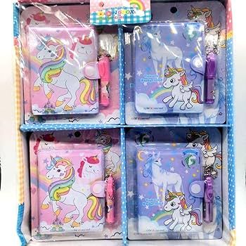 Picture of Mini Unicorn Pocket Diary with Pen - 1 Piece