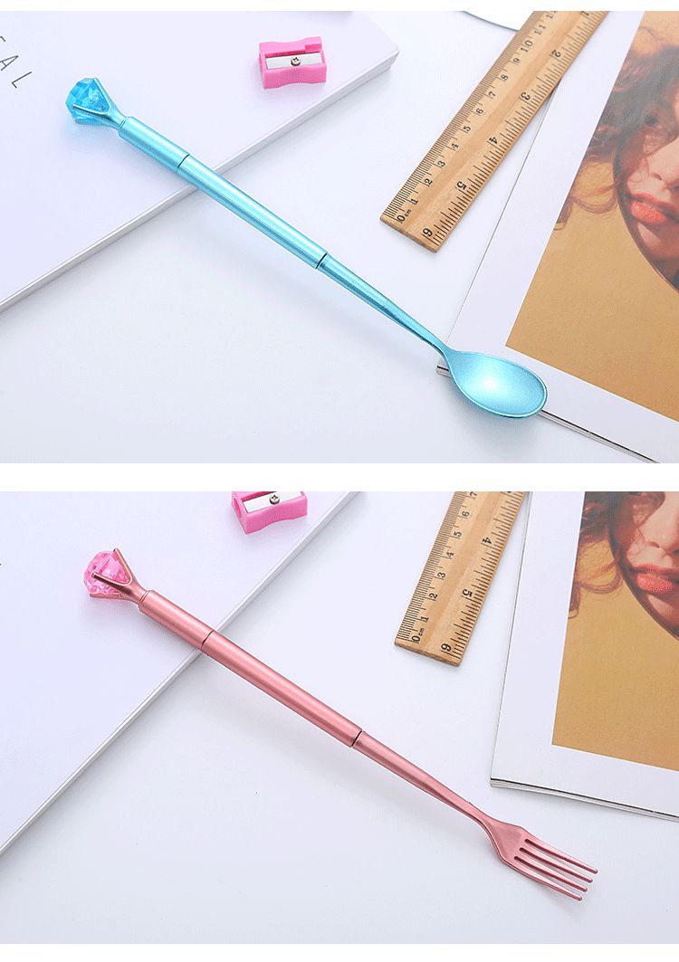 Picture of 1 Piece Spoon or Fork Shaped  Writting Pen (1 Piece)