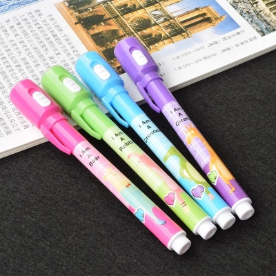 Picture of invisible ink Magic pen with uv torch light for secret message - 1 Piece
