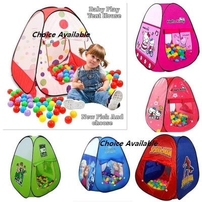 Picture of Baby Play Tent House with 50 balls free