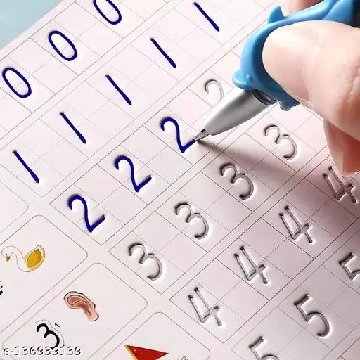 Picture of Magic Handwriting Practice Book for Preschool with pen