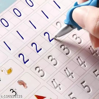 Picture of Magic Handwriting Practice Book for Preschool with pen