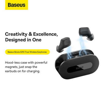 Picture of Baseus Bowie EZ10 True Wireless Earphones - Black