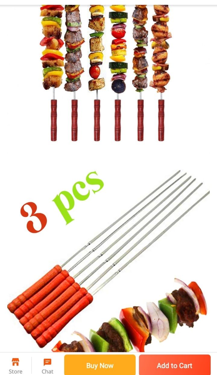 Picture of 3 Pieces Barbeque sticks (3 pieces)