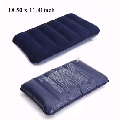 Picture of Inflatable Travel Pillow blue color