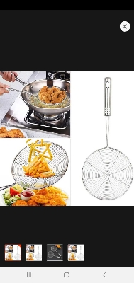 Picture of 1 Piece Strainer for fry (silver color)