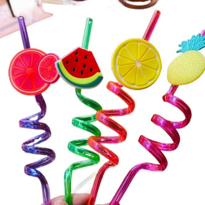 Picture of 4 Pieces Strong Straws or Pipes for Juice drink
