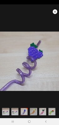 Picture of 4 Pieces Strong Straws or Pipes for Juice drink