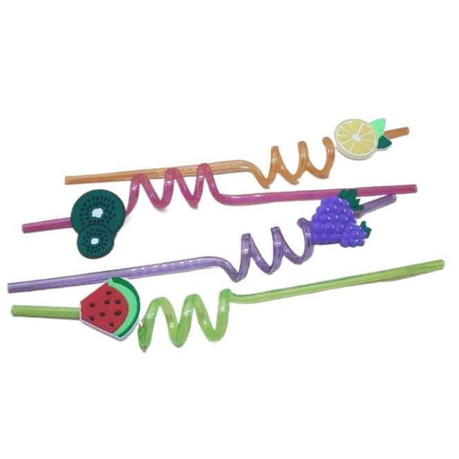 Picture of 4 Pieces Strong Straws or Pipes for Juice drink