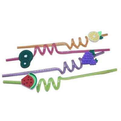 Picture of 4 Pieces Strong Straws or Pipes for Juice drink