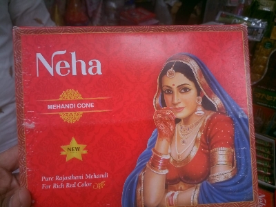 Picture of 2 Pieces Neha red color mehedi cones -2 pieces