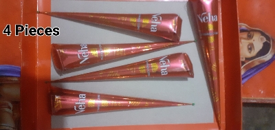 Picture of 4 Pieces Neha Cone Mehedi