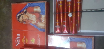 Picture of 4 Pieces Neha Cone Mehedi