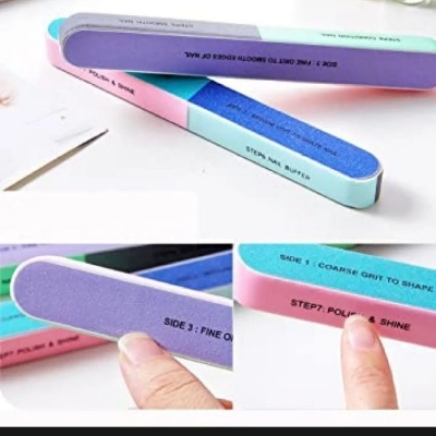 Picture of 1 Piece 7 way Nail File polish for smooth nail