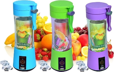 Picture of Mini Usb Rechargeable Portable Electric Fruit Juicer - Smoothie Maker - Blender Machine - Juice Maker