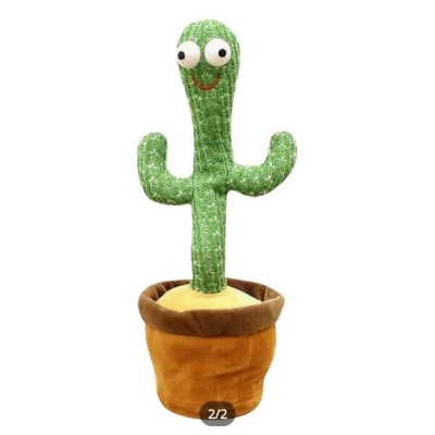 Picture of Dancing Cactus Talking Cactus Stuffed Plush Toy Electronic Toy with song plush for kids