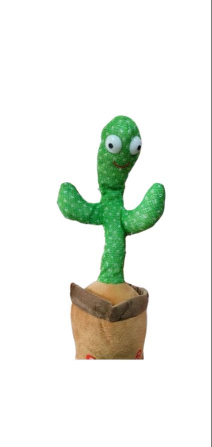 Picture of Dancing Cactus Talking Cactus Stuffed Plush Toy Electronic Toy with song plush for kids