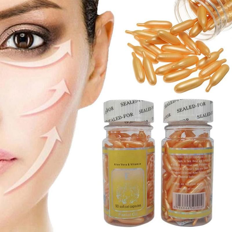 Picture of Vitamin E Capsules for face 90 pieces in 1 container