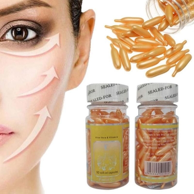 Picture of Vitamin E Capsules for face 90 pieces in 1 container