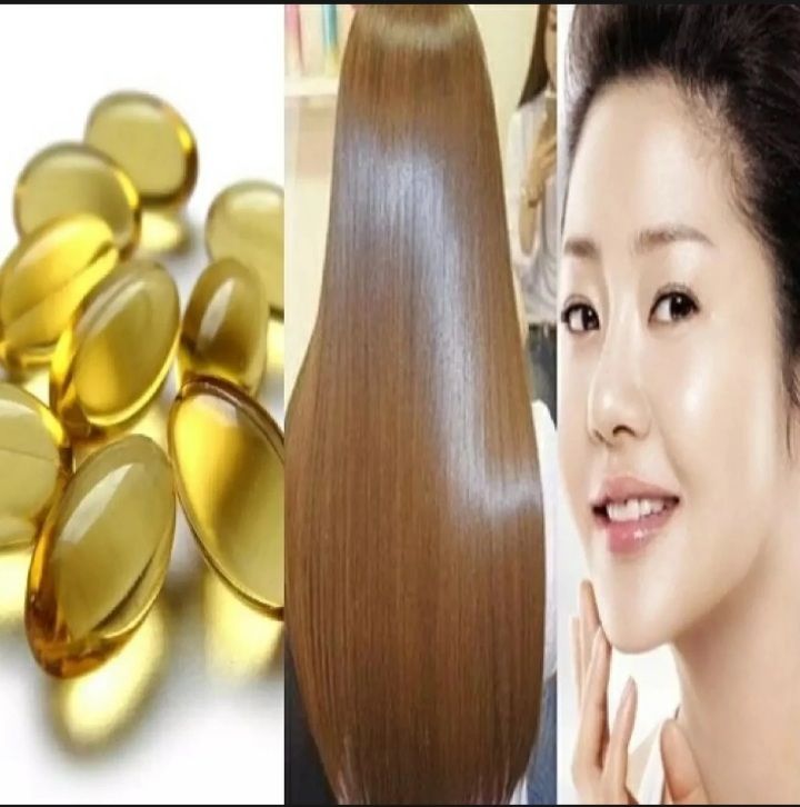 Picture of Vitamin E Capsule for Hair 60 Pieces in 1 Container