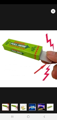 Picture of Funny Elecktric Shocking Shock Chewing Gum Mud Tricks Joke toy Gadget-1 Piece
