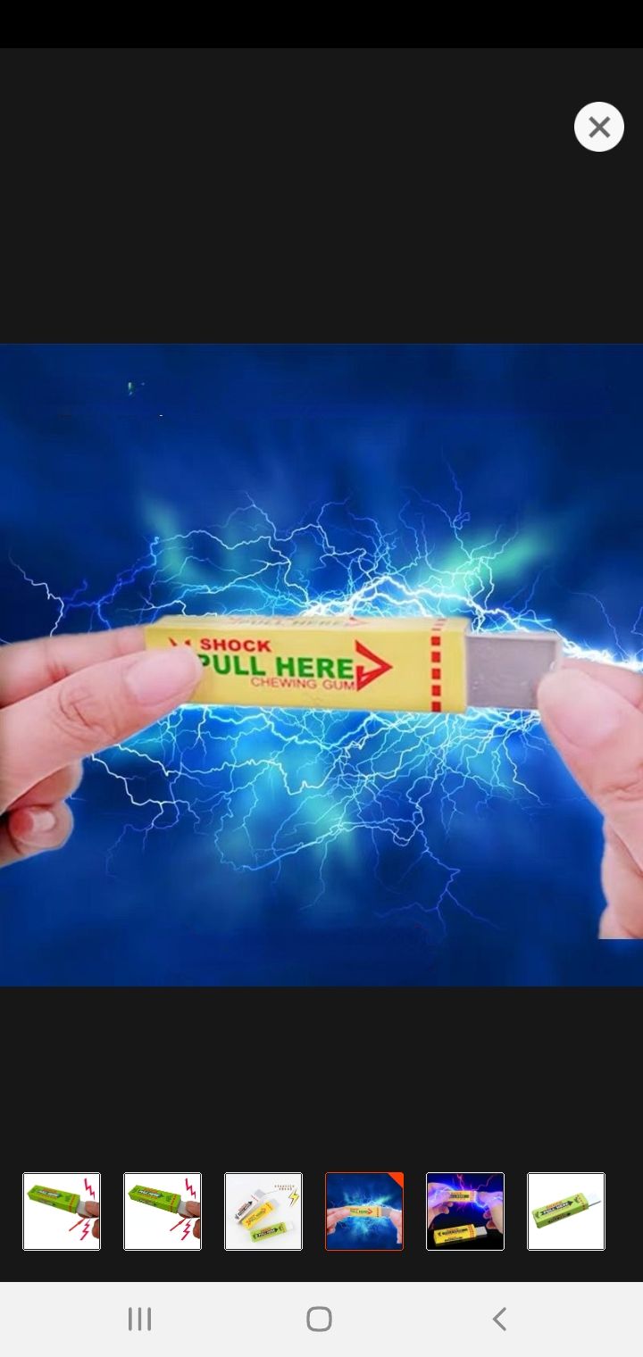 Picture of Funny Elecktric Shocking Shock Chewing Gum Mud Tricks Joke toy Gadget-1 Piece