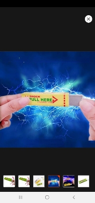 Picture of Funny Elecktric Shocking Shock Chewing Gum Mud Tricks Joke toy Gadget-1 Piece