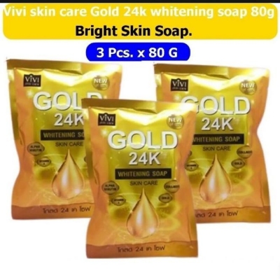 Picture of 3 Pieces Gold 24k Soap bar 80×3 grams
