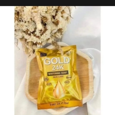 Picture of 1 Piece 80 gram Gold 24k Bar Soap